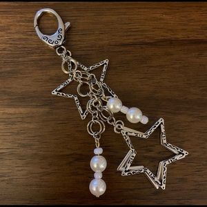 UNIQUE GIFT PEARL STAR BAG CHARM